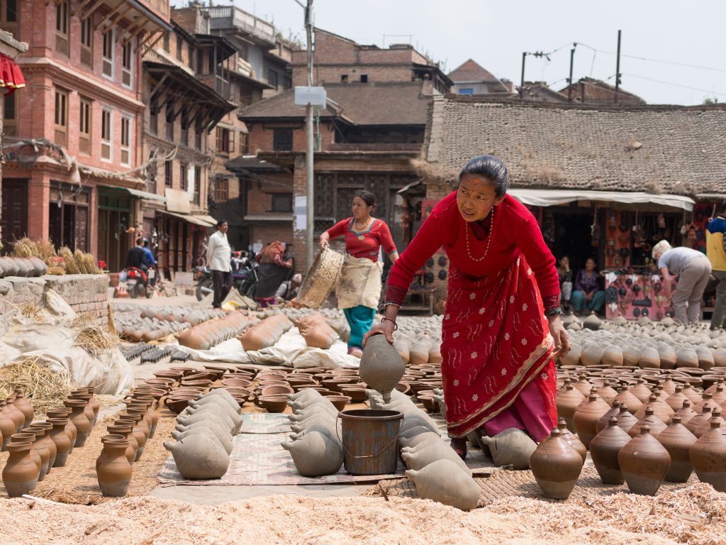 Bhaktapur Pottery Square © by Rudolf Hatheyer