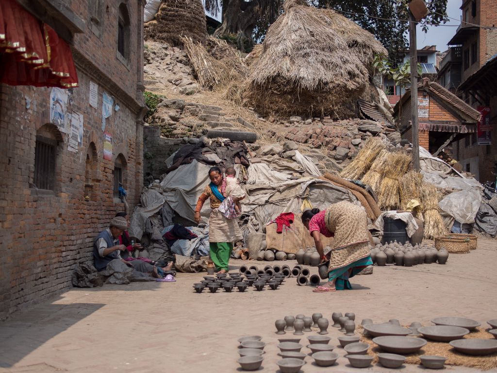 Bhaktapur Pottery Square © by Rudolf Hatheyer